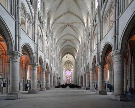 Kathedrale Notre-Dame in Laon, Mittelschiff Kathedrale Notre-Dame in Laon, Mittelschiff